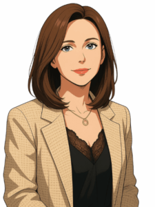 Portrait illustré de Sylvie Crimier, présidente et formatrice chez Créforma Plus